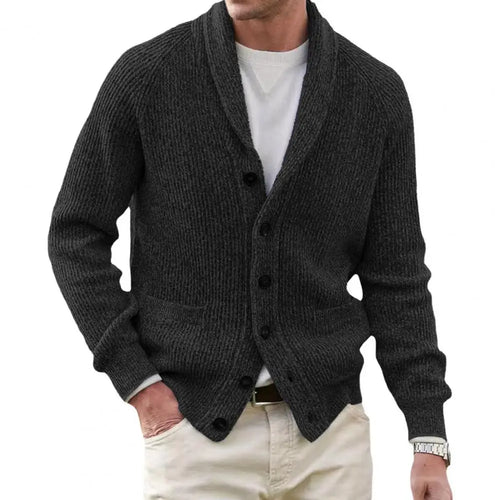 EB | Strickjacke mit Knöpfen Wollmischung Klassisch und Komfortabel