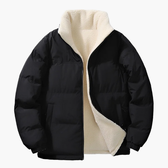 EB | Winter-Steppjacke mit Fleece-Innenfutter - Urbane Freizeitjacke, Lockere Passform, Warm, Ideal für Alltag & Outdoor