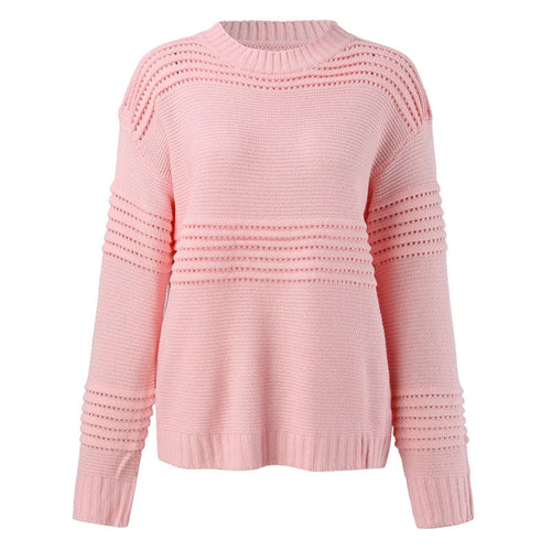 EB | Strickpullover mit Modernen Ausschnitten Acryl Komfortabel und Stilvoll
