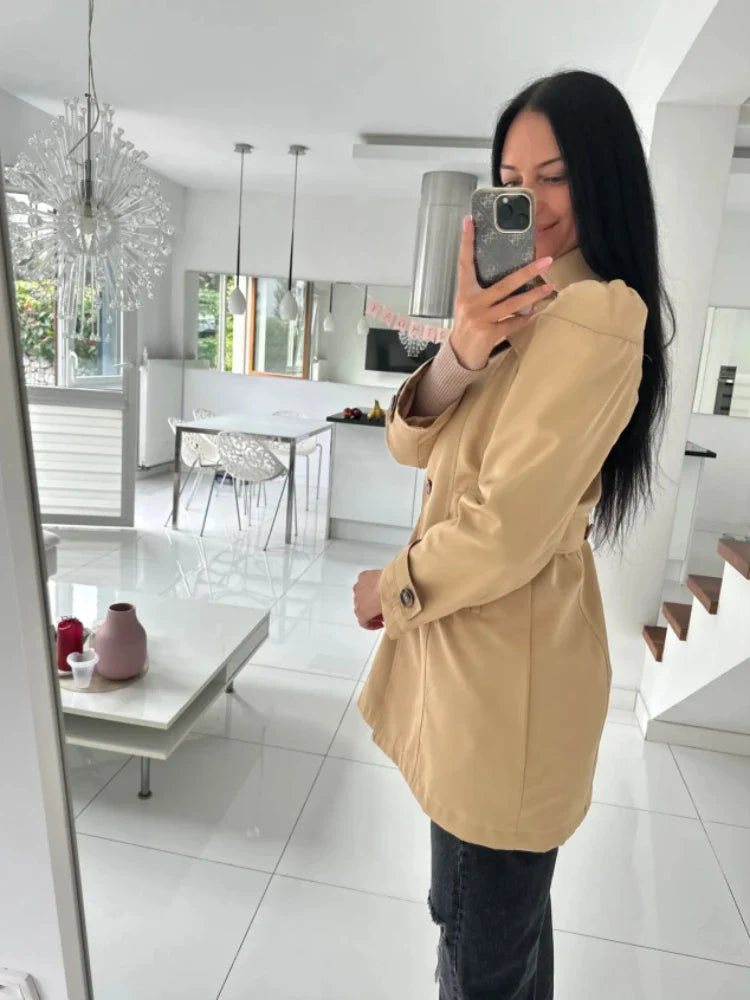EB | Lässiger Windbreaker Trenchcoat