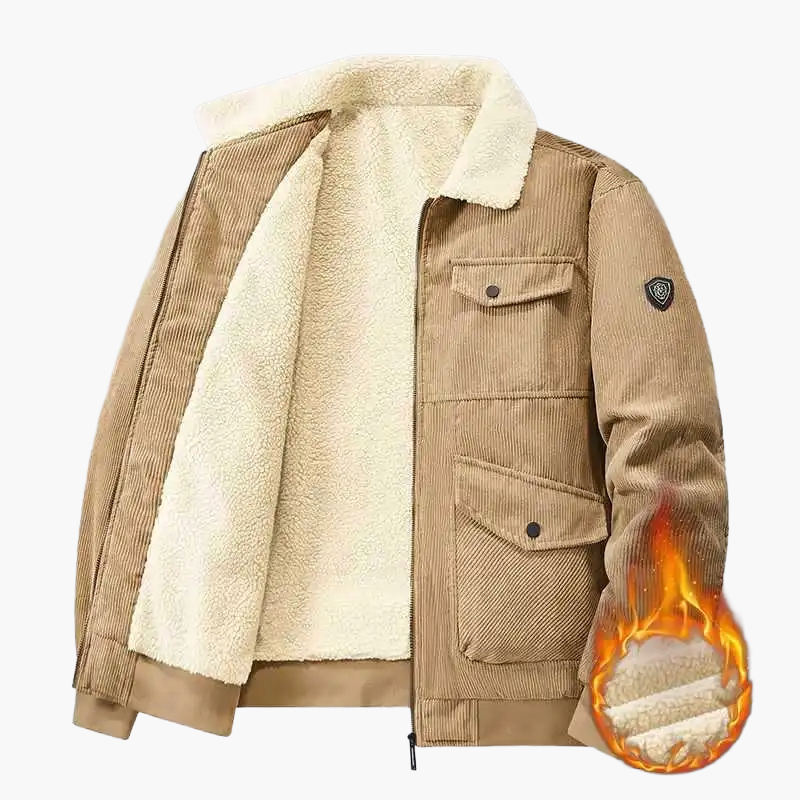 EB | Winterjacke mit Fleece-Innenfutter - Modische Freizeitjacke für Kalte Tage