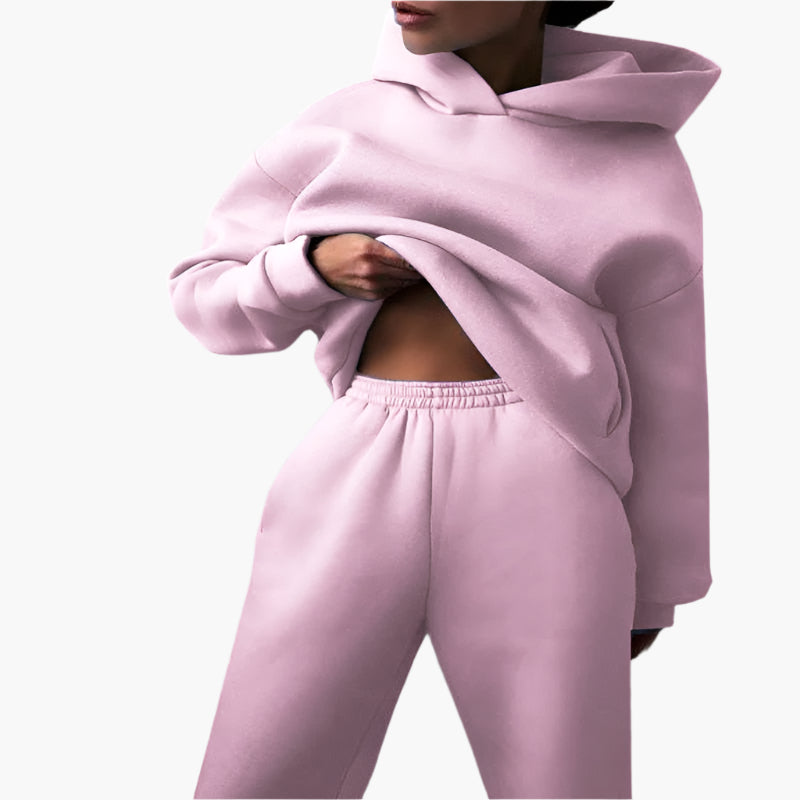 EB | Oversize Lounge Set Kapuzenpullover und Jogginghose - Komfortabler Freizeitlook