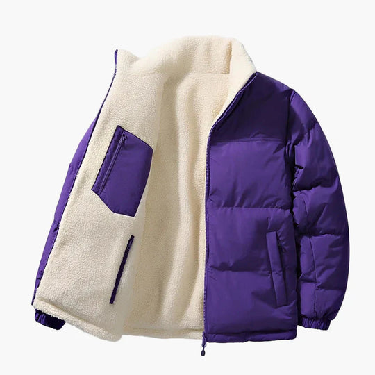 EB | Winter-Steppjacke mit Fleece-Innenfutter - Urbane Freizeitjacke, Lockere Passform, Warm, Ideal für Alltag & Outdoor