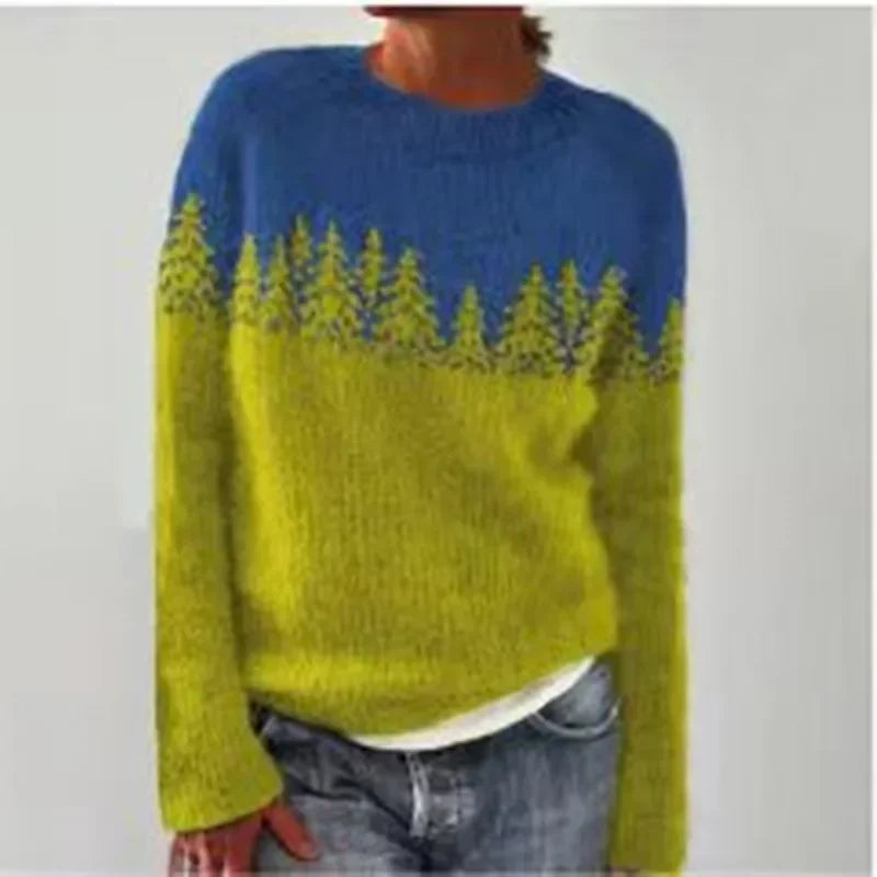 EB | Clair Strickpulli Herbst Mit Mustern