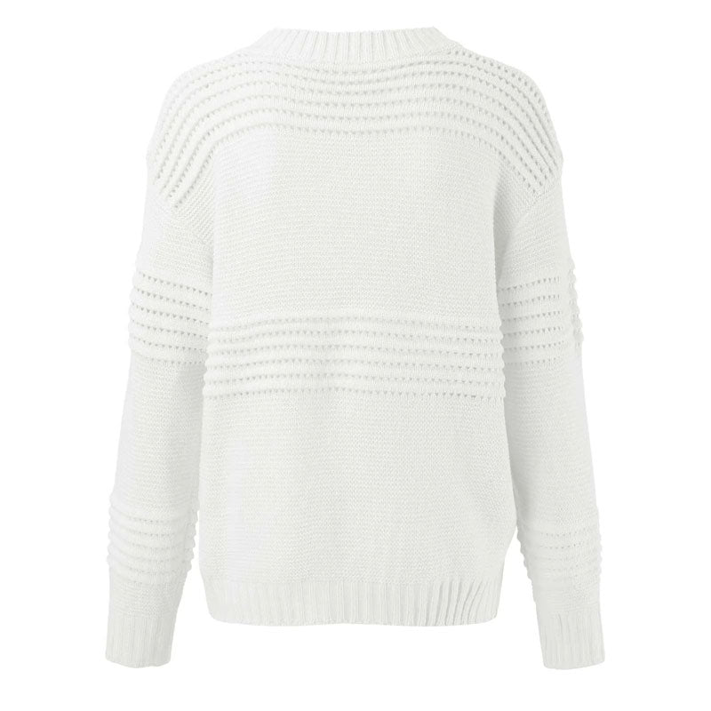 EB | Hohlstrickpullover Mit Luftigem Muster