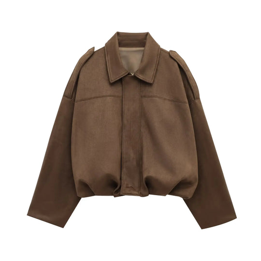 EB | Faux Suede Jacke