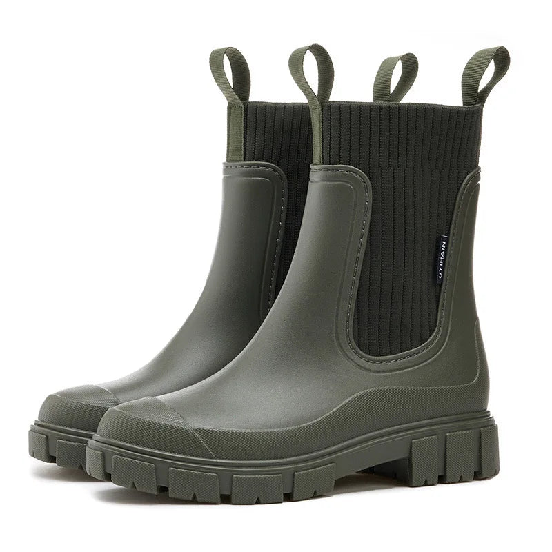 EB | Wasserdichte Stiefeletten mit Chunky Sohle