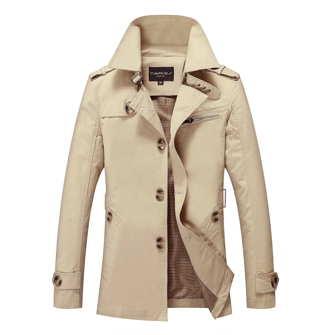 EB - Stylischer langer Herbst-Trenchcoat für Herren