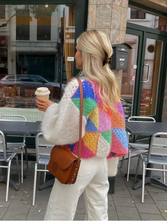 EB | Gestreifter Offener Pullover