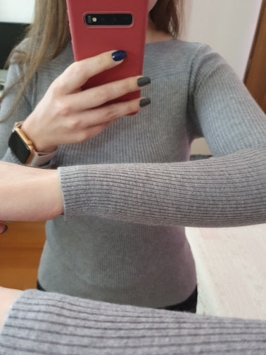 EB | Damen Strickpullover mit Bootsausschnitt
