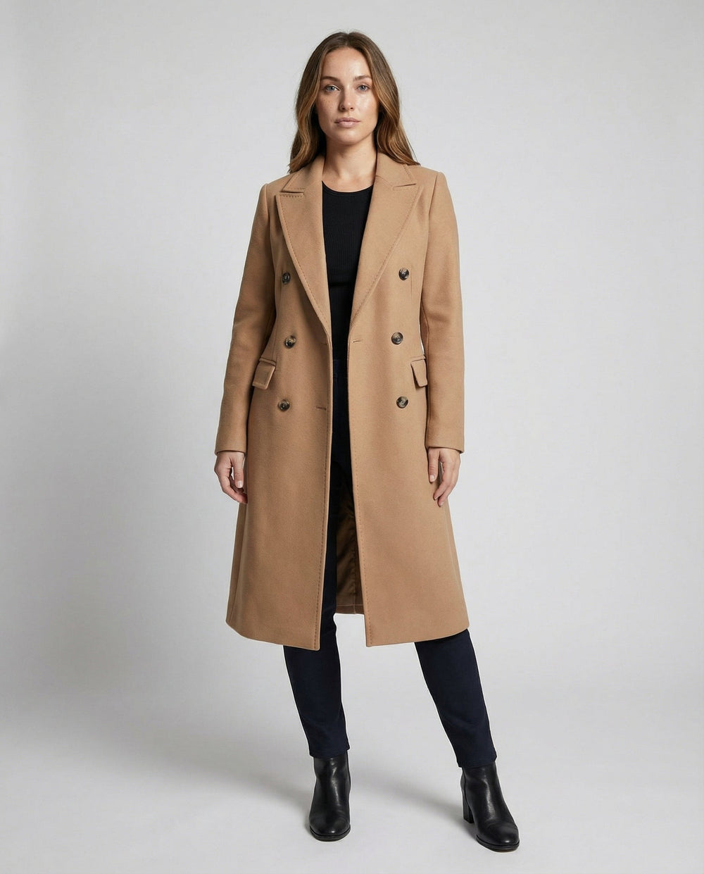Elegante Lange Winterjacke Damen | EB