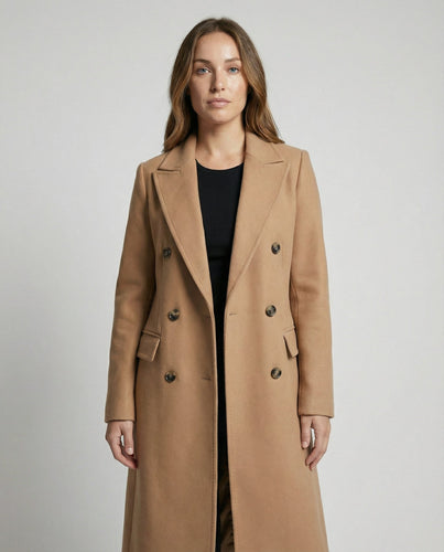 Elegante Lange Winterjacke Damen | EB