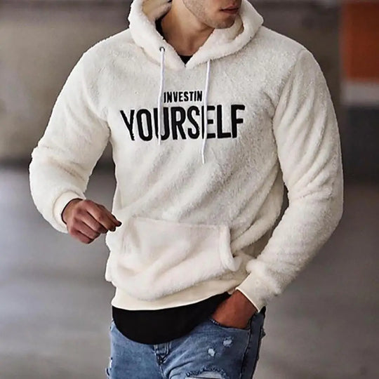 EB | Hoodie mit Motivierendem Text Polyester-fleece Komfortabel und Trendy