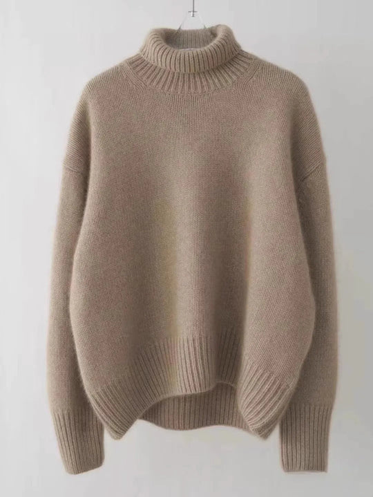 EB | Pullover - Damen Herbst Luxe Rollkragenpullover