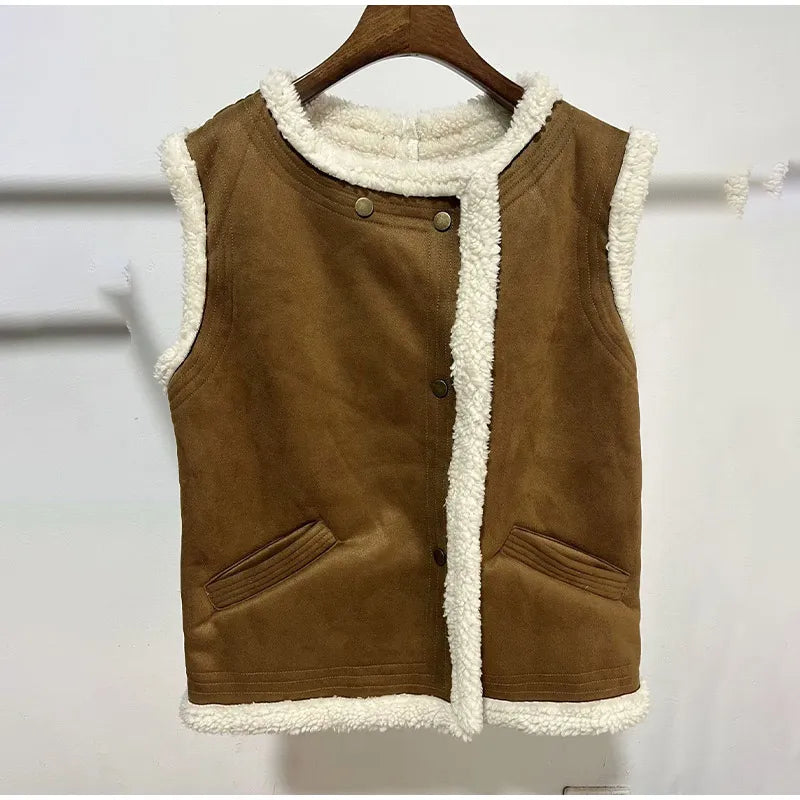 EB | Leder Winterweste Stilvoll & Zeitlos