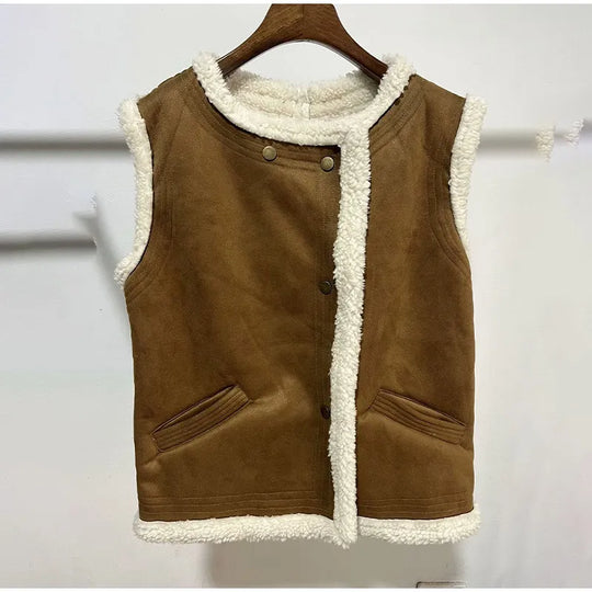 EB | Leder Winterweste Stilvoll & Zeitlos