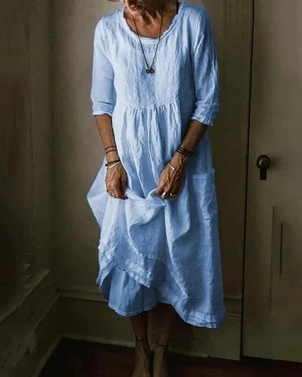 EB | Oversize Kleid aus Baumwolle für Frauen