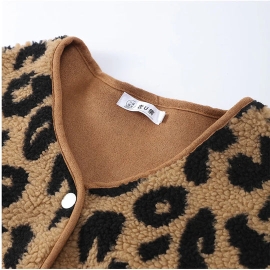 EB | Leopard Wintermantel