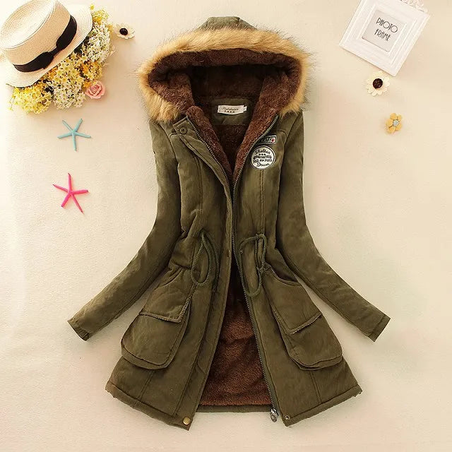 EB | Gepolsterte Baumwolle Herbst Winter Jacke Slim Fit