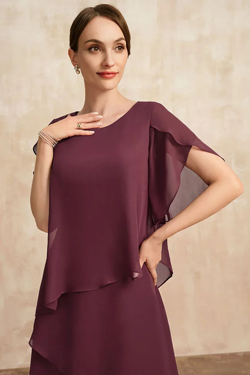 EB | Plus Size Gestuftes Midi Kleid
