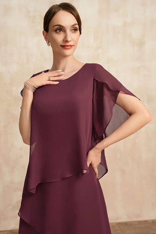 EB | Plus Size Gestuftes Midi Kleid