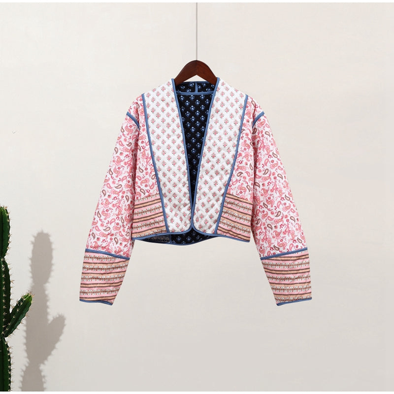 EB | Damenjacke mit Blumenmuster