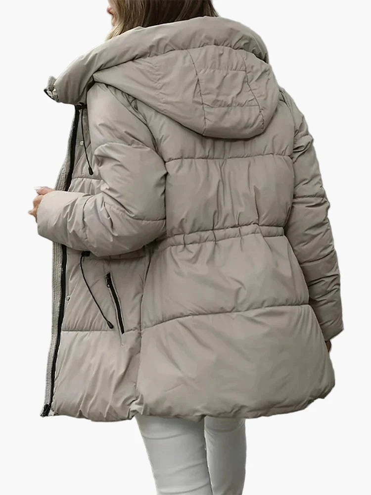 EB | Winter Steppjacke mit Kapuze - Modischer, Warmer Mantel für Freizeit und Alltag