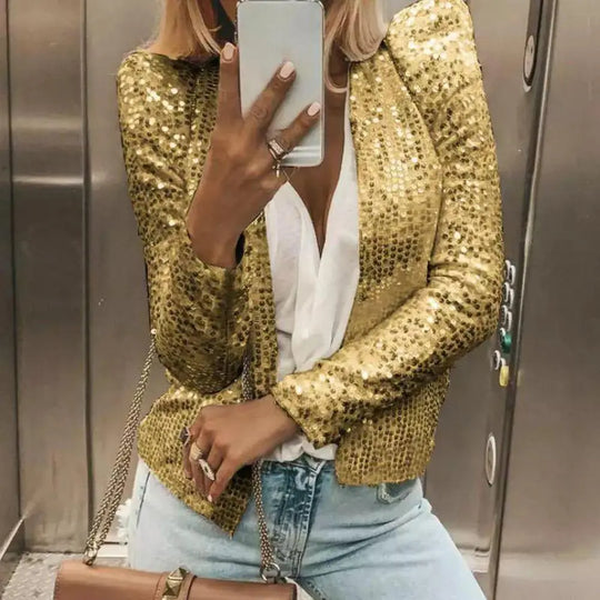 EB | Eleganter Pailletten-Blazer