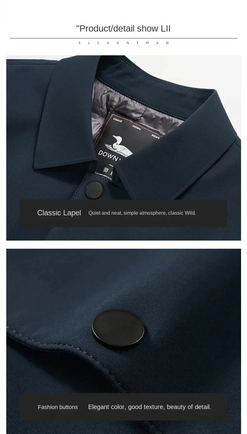 EB | Übergangsjacke mit Steppfutter - Eleganter Business Mantel für Alltag und Büro