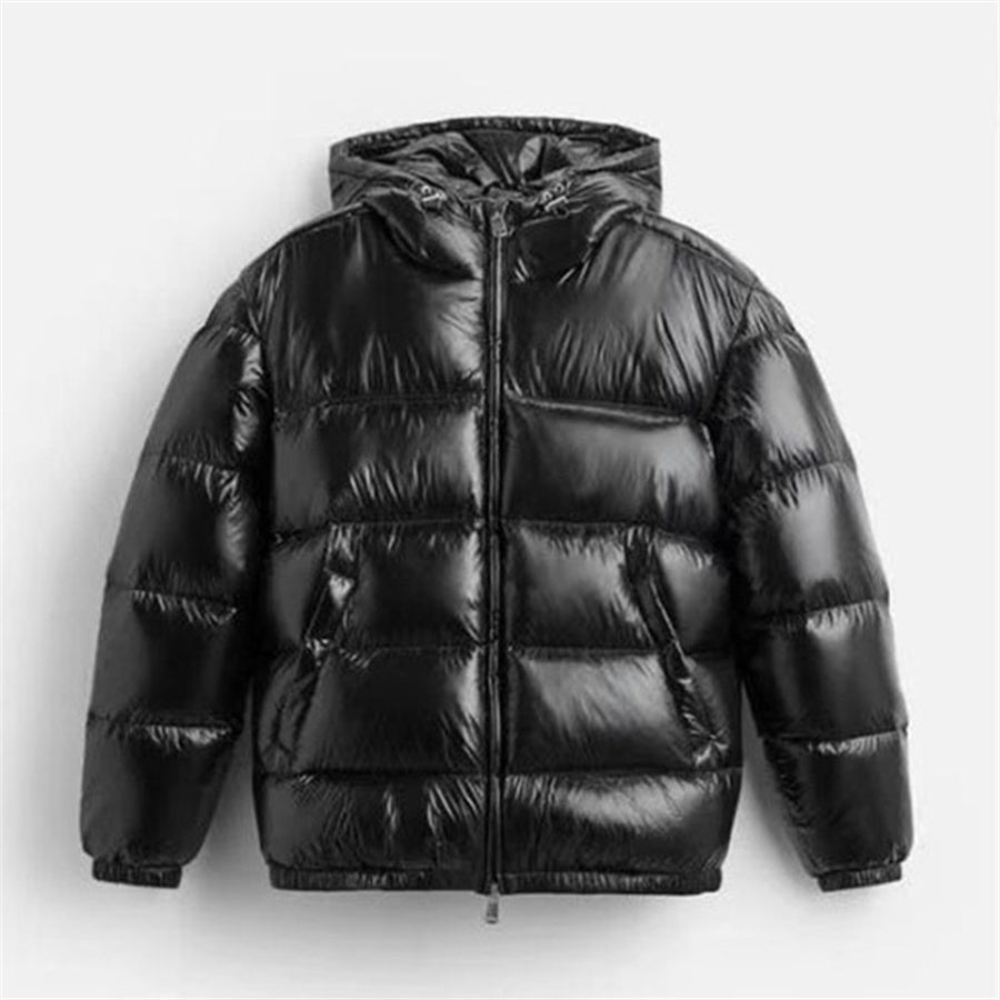 EB | Herren Pufferjacke - Mit Kapuze und durchgehendem Reißverschluss