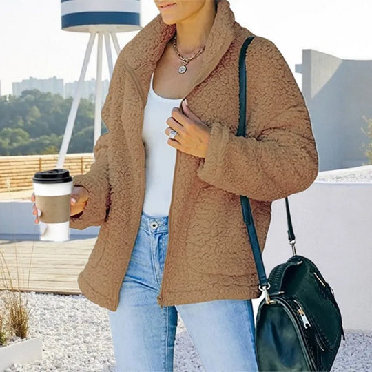 EB | Wendejacke aus Plüsch