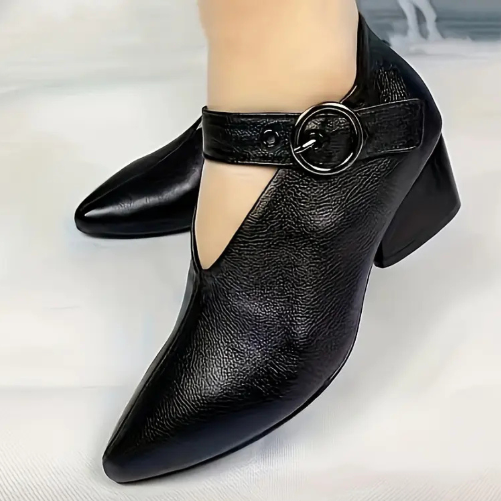 Stilvolle Spitze Schnallenschuhe für Damen EB