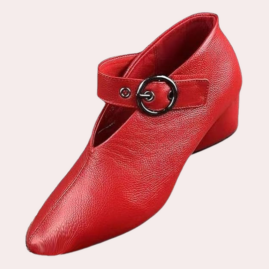 Stilvolle Spitze Schnallenschuhe für Damen EB