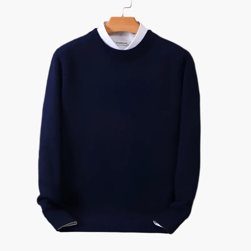 EB | Business Pullover mit Kragen - Eleganter Strickpullover für Büro & Alltag