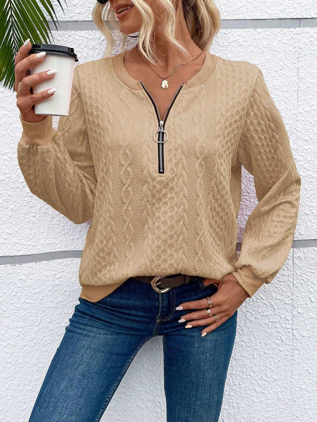EB | Pullover mit Reißverschluss