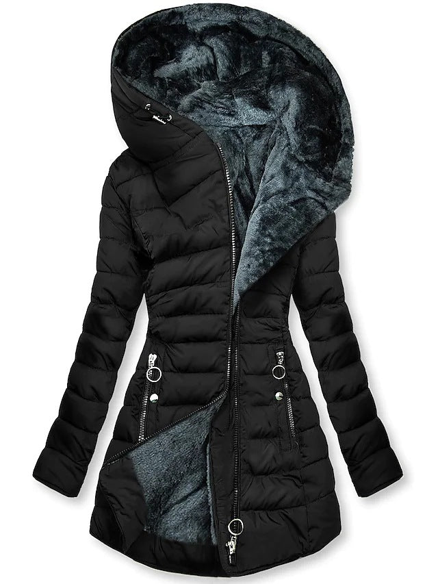 EB | Lang Femme Tailliert Elegant & Warm Weiches Angenehmes Material