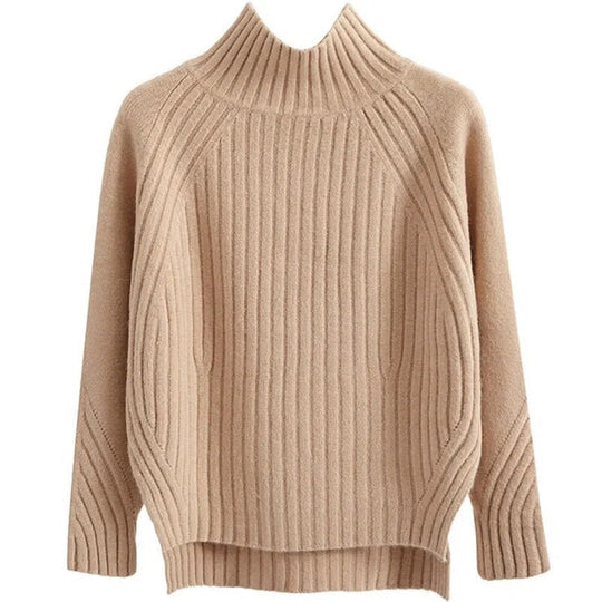 EB | Strickpullover mit Halbem Rollkragen