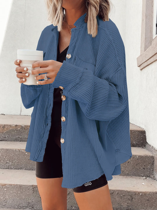 EB | Lässige Hemdjacke Aus Weichem Stoff