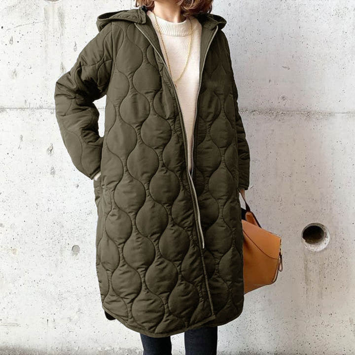 EB | pufferjacke - stilvolle damen winteroutdoor