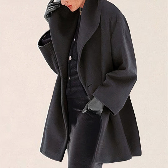 EB | Warme Kapuzen Midi Winterjacke