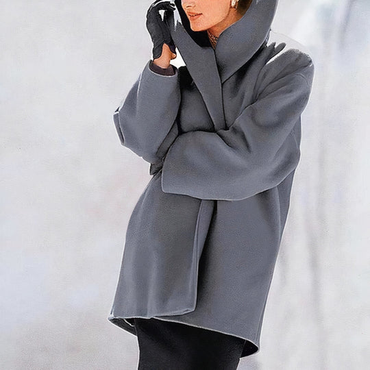 EB | Warme Kapuzen Midi Winterjacke