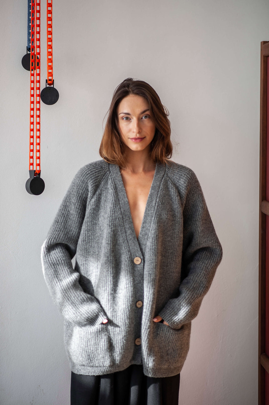 EB | Luxuriöser Cardigan Aus Merinowolle