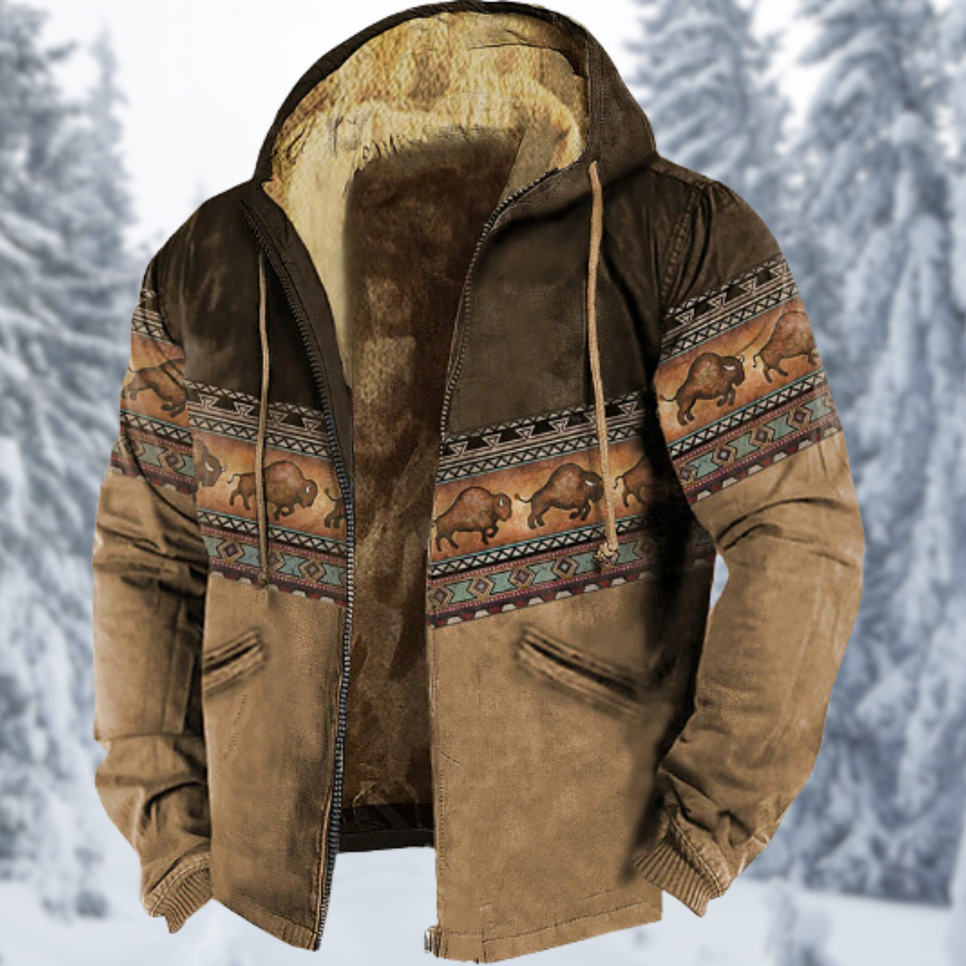 EB | 3D-gedruckte Fleecejacke mit Kapuze