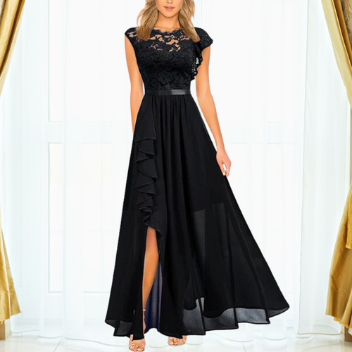 EB | Elegantes Spitzen Maxi Kleid