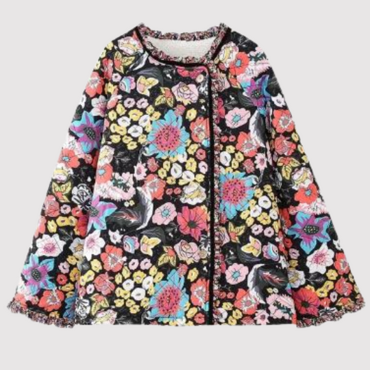 EB | Mode Weinlese Pint Jacke