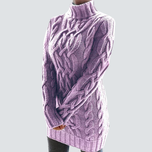 EB | Grobstrick Turtleneck Kleid