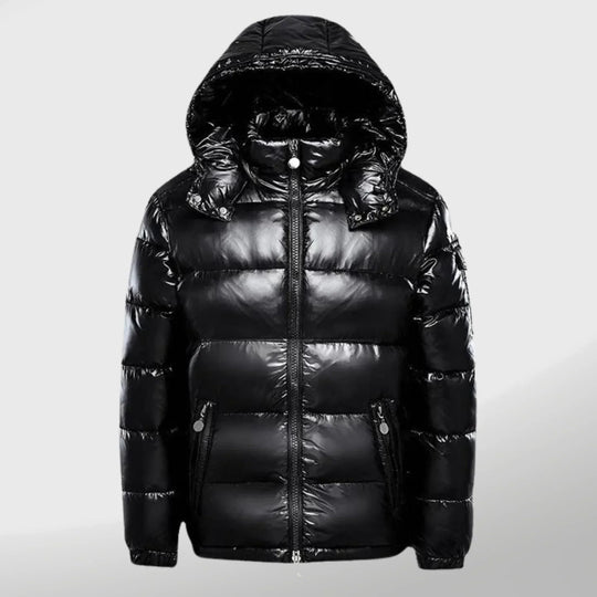 EB | Elegante Lange Puffy Winterjacke