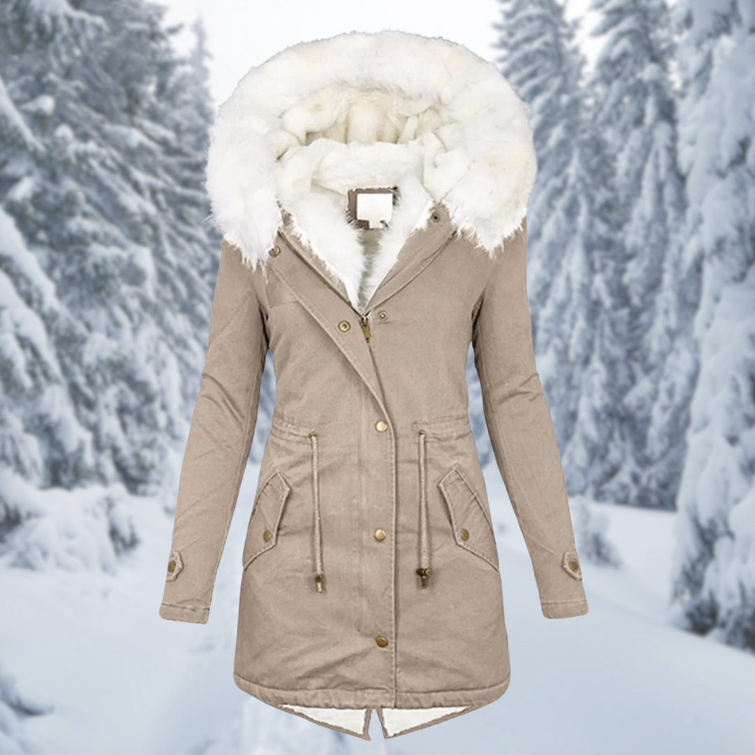 Winter Damen Warm Jack Medium-Lang