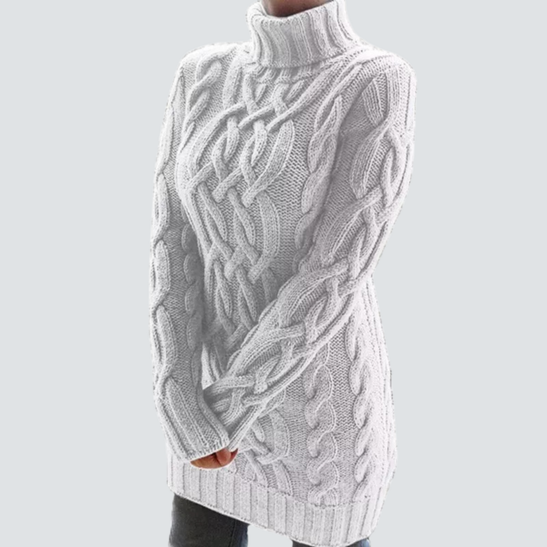 EB | Grobstrick Turtleneck Kleid