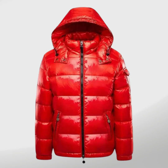 EB | Elegante Lange Puffy Winterjacke